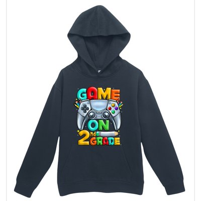 Game On 2nd Grade Back To School 2nd Grade Level Unlocked Urban Pullover Hoodie