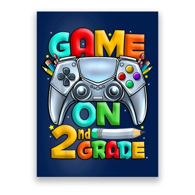 Game On 2nd Grade Back To School 2nd Grade Level Unlocked Poster