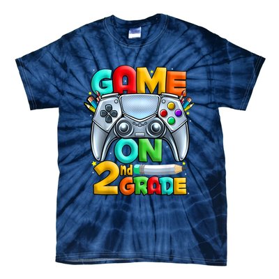 Game On 2nd Grade Back To School 2nd Grade Level Unlocked Tie-Dye T-Shirt