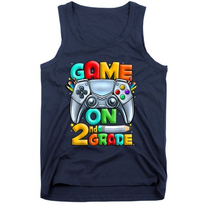 Game On 2nd Grade Back To School 2nd Grade Level Unlocked Tank Top