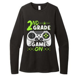 Game On 2nd Grade Back To School Funny Gamer Womens CVC Long Sleeve Shirt