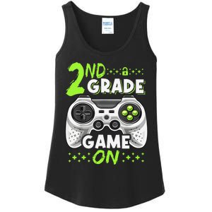 Game On 2nd Grade Back To School Funny Gamer Ladies Essential Tank