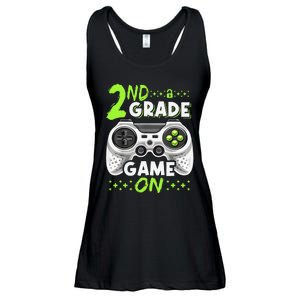 Game On 2nd Grade Back To School Funny Gamer Ladies Essential Flowy Tank