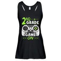 Game On 2nd Grade Back To School Funny Gamer Ladies Essential Flowy Tank