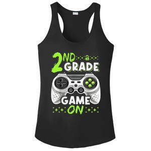 Game On 2nd Grade Back To School Funny Gamer Ladies PosiCharge Competitor Racerback Tank