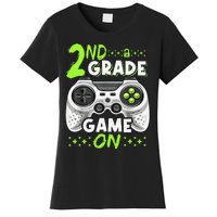 Game On 2nd Grade Back To School Funny Gamer Women's T-Shirt