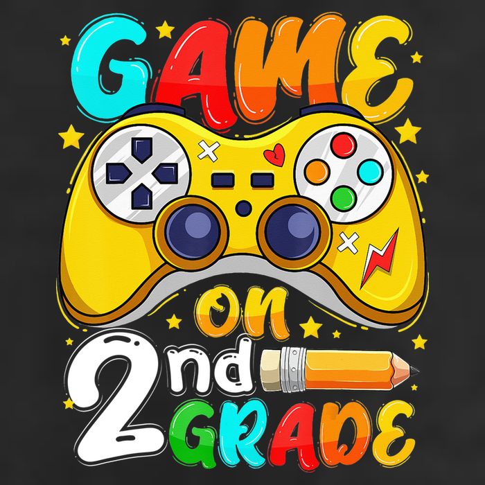 Game On 2nd Grade Back To School Gamer Cool Comfort Performance Bucket Hat