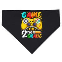 Game On 2nd Grade Back To School Gamer USA-Made Doggie Bandana