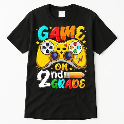 Game On 2nd Grade Back To School Gamer Tall T-Shirt