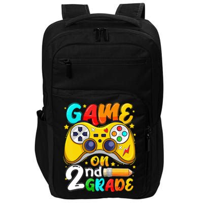 Game On 2nd Grade Back To School Gamer Impact Tech Backpack