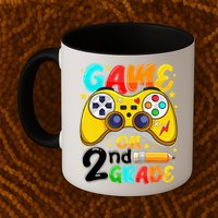 Game On 2nd Grade Back To School Gamer Mug