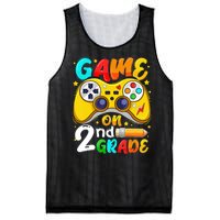 Game On 2nd Grade Back To School Gamer Mesh Reversible Basketball Jersey Tank