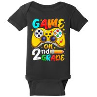 Game On 2nd Grade Back To School Gamer Baby Bodysuit