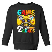 Game On 2nd Grade Back To School Gamer Toddler Sweatshirt