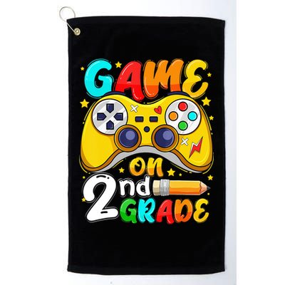 Game On 2nd Grade Back To School Gamer Golf Towel