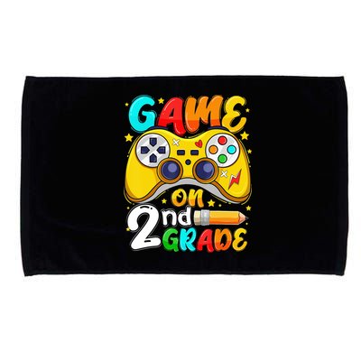 Game On 2nd Grade Back To School Gamer Microfiber Hand Towel