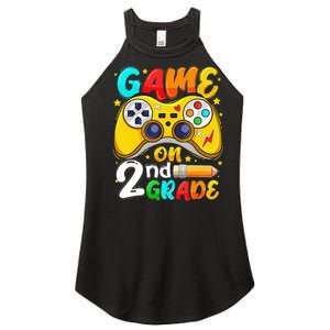 Game On 2nd Grade Back To School Gamer Women's Perfect Tri Rocker Tank