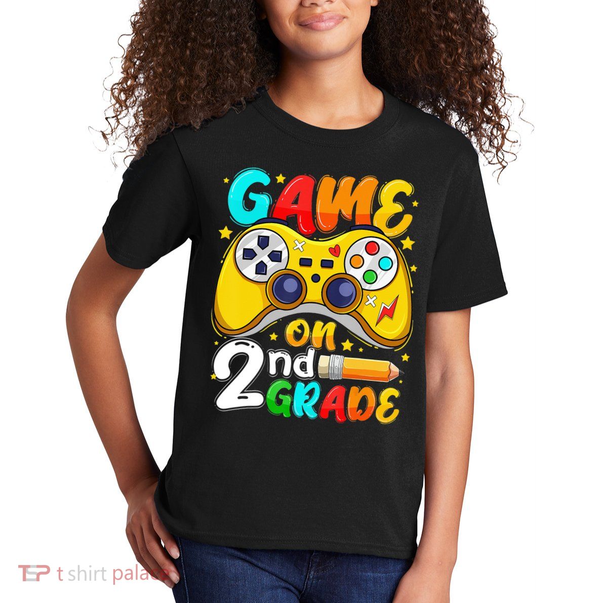 Game On 2nd Grade Back To School Gamer Kids T-Shirt
