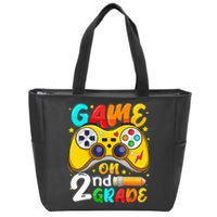 Game On 2nd Grade Back To School Gamer Zip Tote Bag