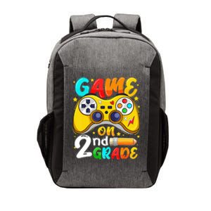 Game On 2nd Grade Back To School Gamer Vector Backpack