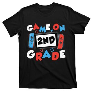 Game On 2nd Grade Second First Day School Gaming Gamer T-Shirt