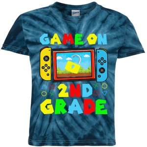 Game On 2nd Grade Back To School Funny Gamer Kids Tie-Dye T-Shirt