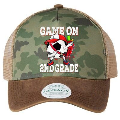 Game On 2nd Grade Soccer Dabbing Retro Player Backpack Legacy Tie Dye Trucker Hat