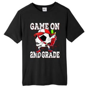 Game On 2nd Grade Soccer Dabbing Retro Player Backpack Tall Fusion ChromaSoft Performance T-Shirt