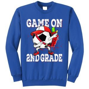 Game On 2nd Grade Soccer Dabbing Retro Player Backpack Sweatshirt