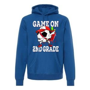 Game On 2nd Grade Soccer Dabbing Retro Player Backpack Premium Hoodie