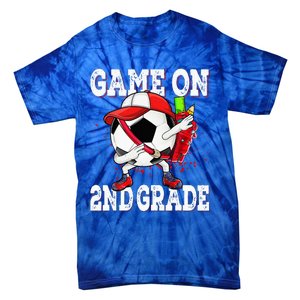 Game On 2nd Grade Soccer Dabbing Retro Player Backpack Tie-Dye T-Shirt