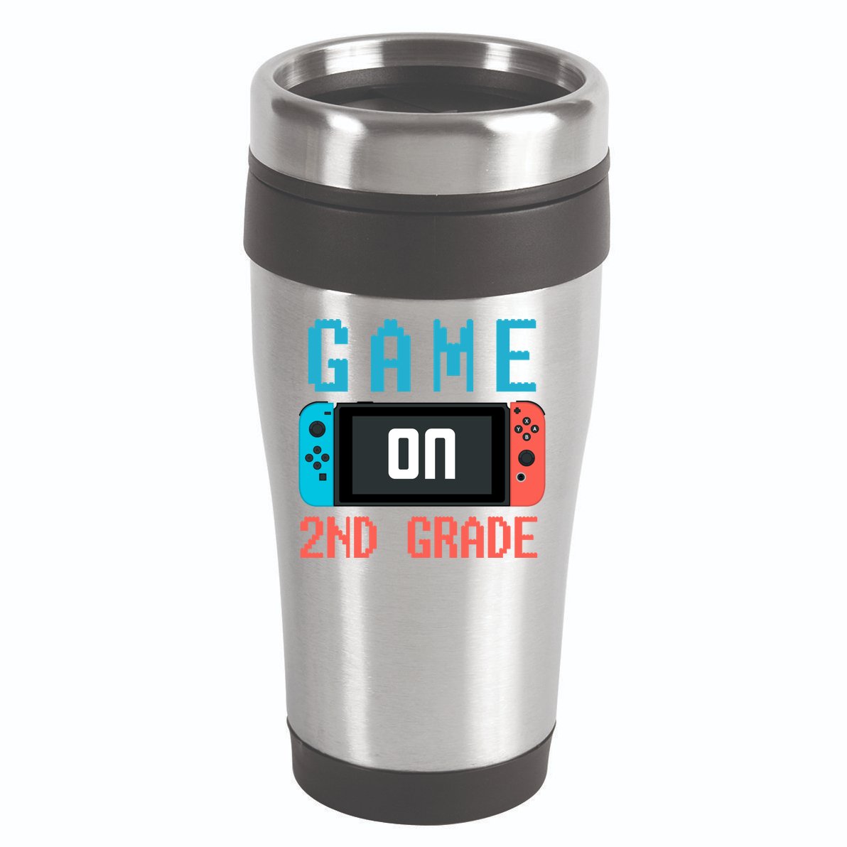Game On 2nd Grade 16oz Travel Tumbler