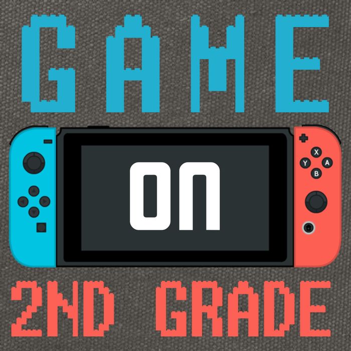 Game On 2nd Grade Cotton Canvas Backpack
