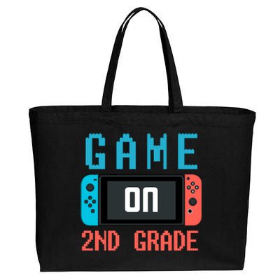 Game On 2nd Grade Cotton Canvas Jumbo Tote