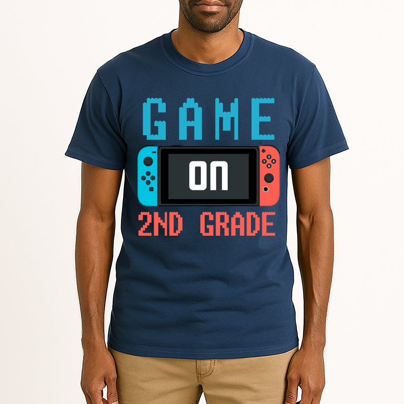 Game On 2nd Grade Tall T-Shirt