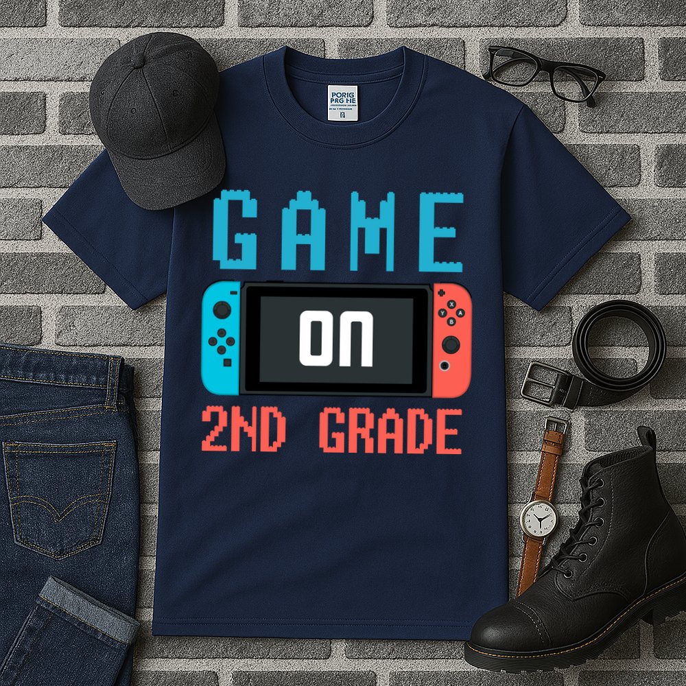 Game On 2nd Grade Tall T-Shirt