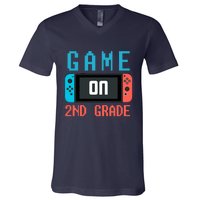 Game On 2nd Grade V-Neck T-Shirt