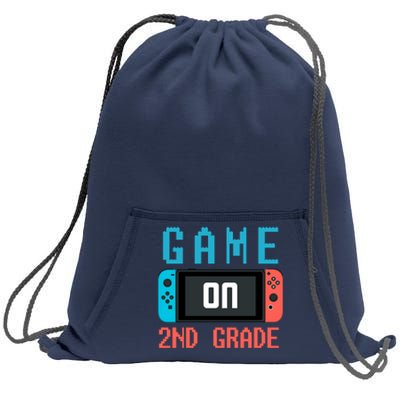 Game On 2nd Grade Sweatshirt Cinch Pack Bag