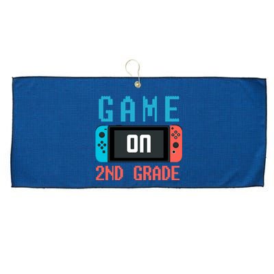 Game On 2nd Grade Large Microfiber Waffle Golf Towel