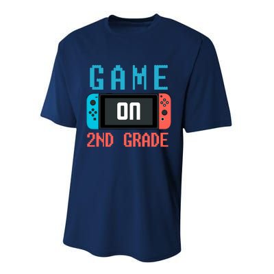 Game On 2nd Grade Performance Sprint T-Shirt