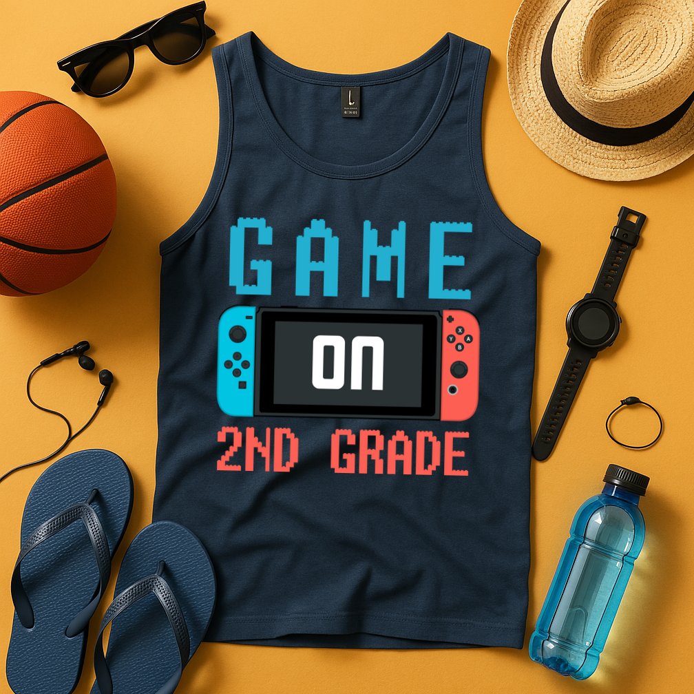 Game On 2nd Grade Tank Top