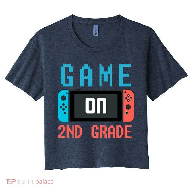 Game On 2nd Grade Crop Top