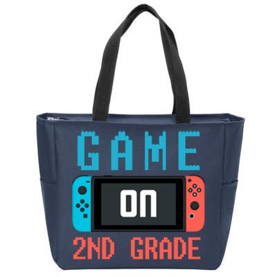 Game On 2nd Grade Zip Tote Bag