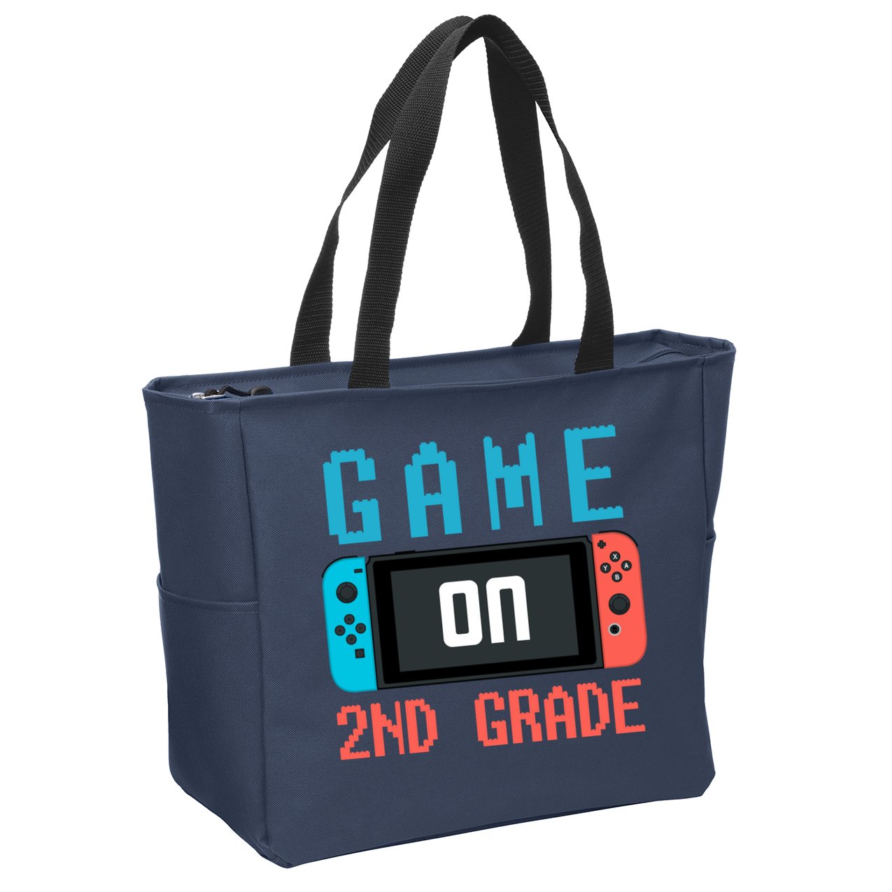 Game On 2nd Grade Zip Tote Bag