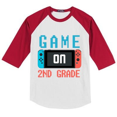 Game On 2nd Grade Kids Colorblock Raglan Jersey