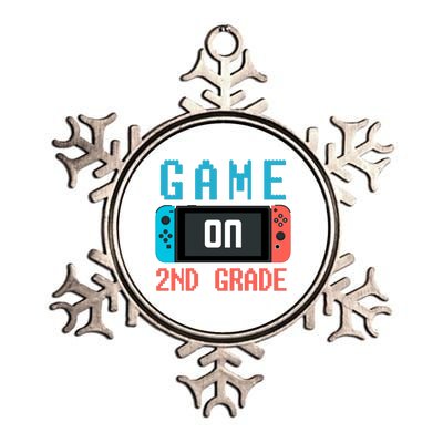 Game On 2nd Grade Metallic Star Ornament