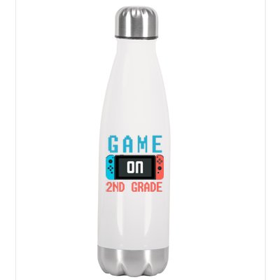 Game On 2nd Grade Stainless Steel Insulated Water Bottle