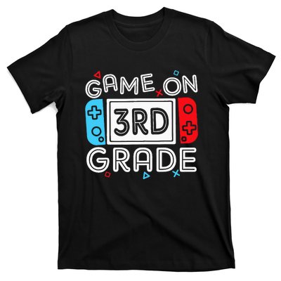 Game On 3rd Grade Third Back To School First Day Kids T-Shirt