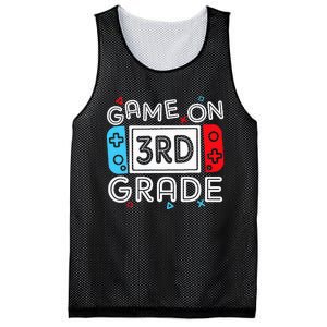 Game On 3rd Grade Third Back To School First Day Kids Mesh Reversible Basketball Jersey Tank