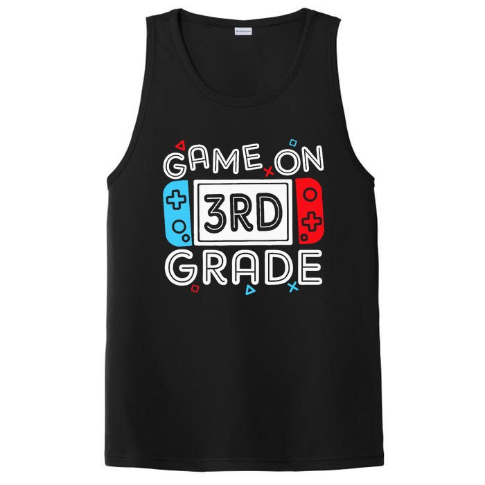 Game On 3rd Grade Third Back To School First Day Kids PosiCharge Competitor Tank